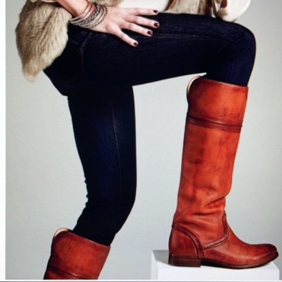 FRYE Melissa Trapunto Tall Boots sz 7 - Picture 4 of 16